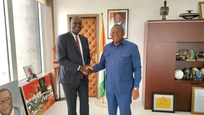 Côte d'Ivoire : Tiassalé, le tout nouveau député félicité par le ministre Amadou Coulibaly dit AM's