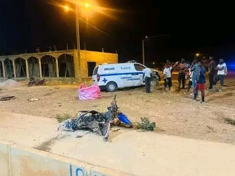 Côte d'Ivoire : Sinématiali, une collision entre une ambulance et un motocycliste fait un mort