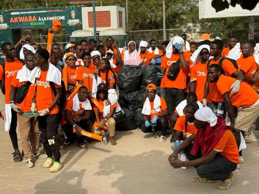 Côte d'Ivoire : CAN 2023 à Bouaké, une structure met des bénévoles en mission pour garder les sites d’animation sains