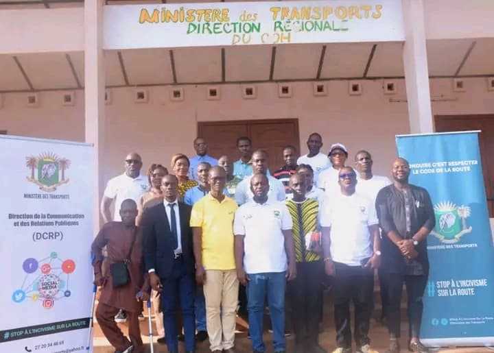 Côte d'Ivoire : Des agents du ministère des transports en service à Gagnoa et Divo en formation
