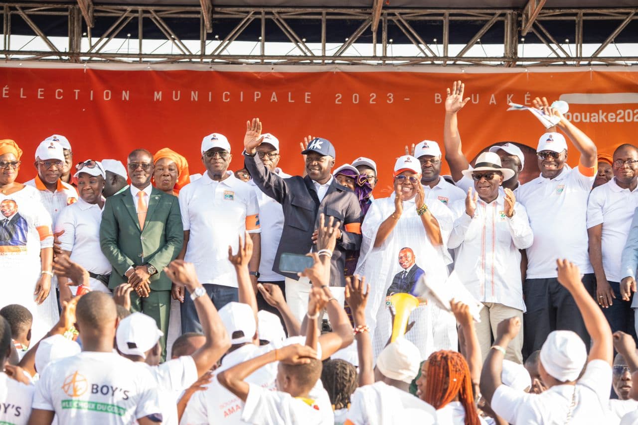 Côte d'Ivoire : Au lancement de sa campagne, Amadou Koné décline les 7 piliers de son projet pour un Bouaké nouveau