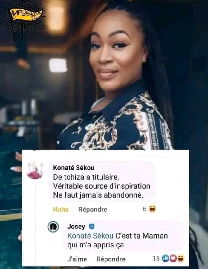 Côte d'Ivoire : Fatiguée de se justifier, Josey tacle violemment un internaute
