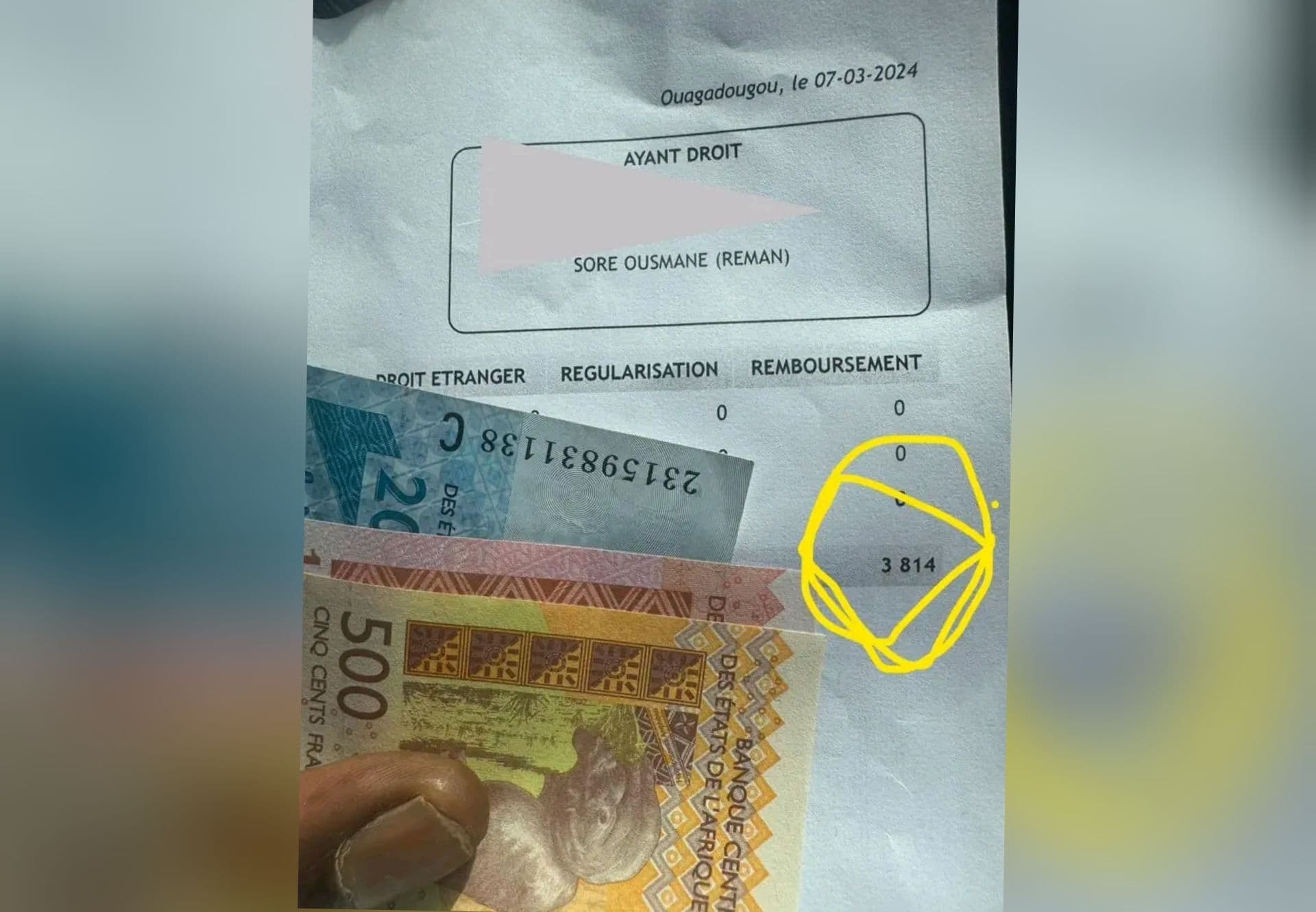 Burkina Faso : Un artiste reçoit 3 814 f du BBDA comme droit d'auteur pour 2023, son message