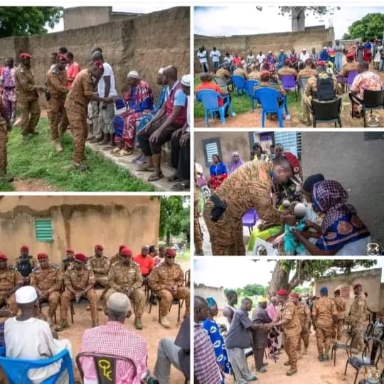 Burkina Faso : Deux familles de FDS tombées au front reçoivent la visite des autorités dans la ville de Pô
