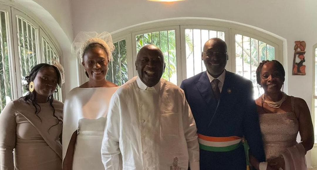 Côte d'Ivoire : Laurent Gbagbo et Nady Bamba se sont mariés à la mairie et à l'église