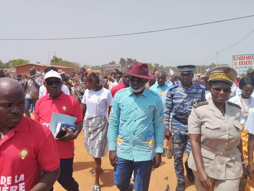 Côte d'Ivoire : Sinfra, le village de Krakro connecté au réseau électrique