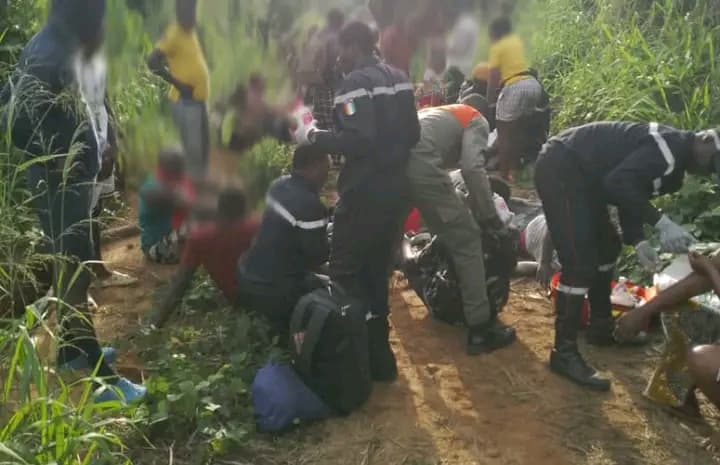 Côte d'Ivoire : Aboisso, 40 victimes enregistrées après une sortie de route d'un car