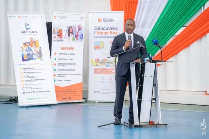 Côte d'Ivoire : Le ministre Mamadou Touré lance le projet Bibliobox en faveur de 125 000 jeunes