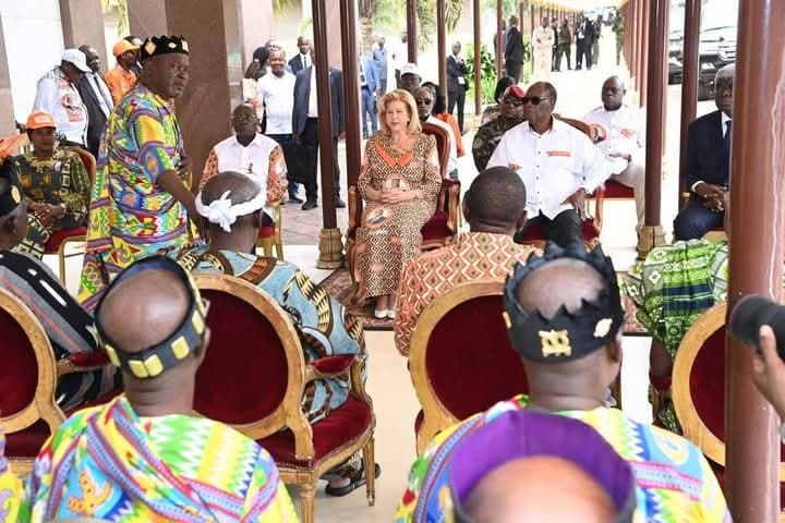 Côte d'Ivoire : Yamoussoukro, le Président Alassane Ouattara échange avec la chambre des Rois et Chefs traditionnels
