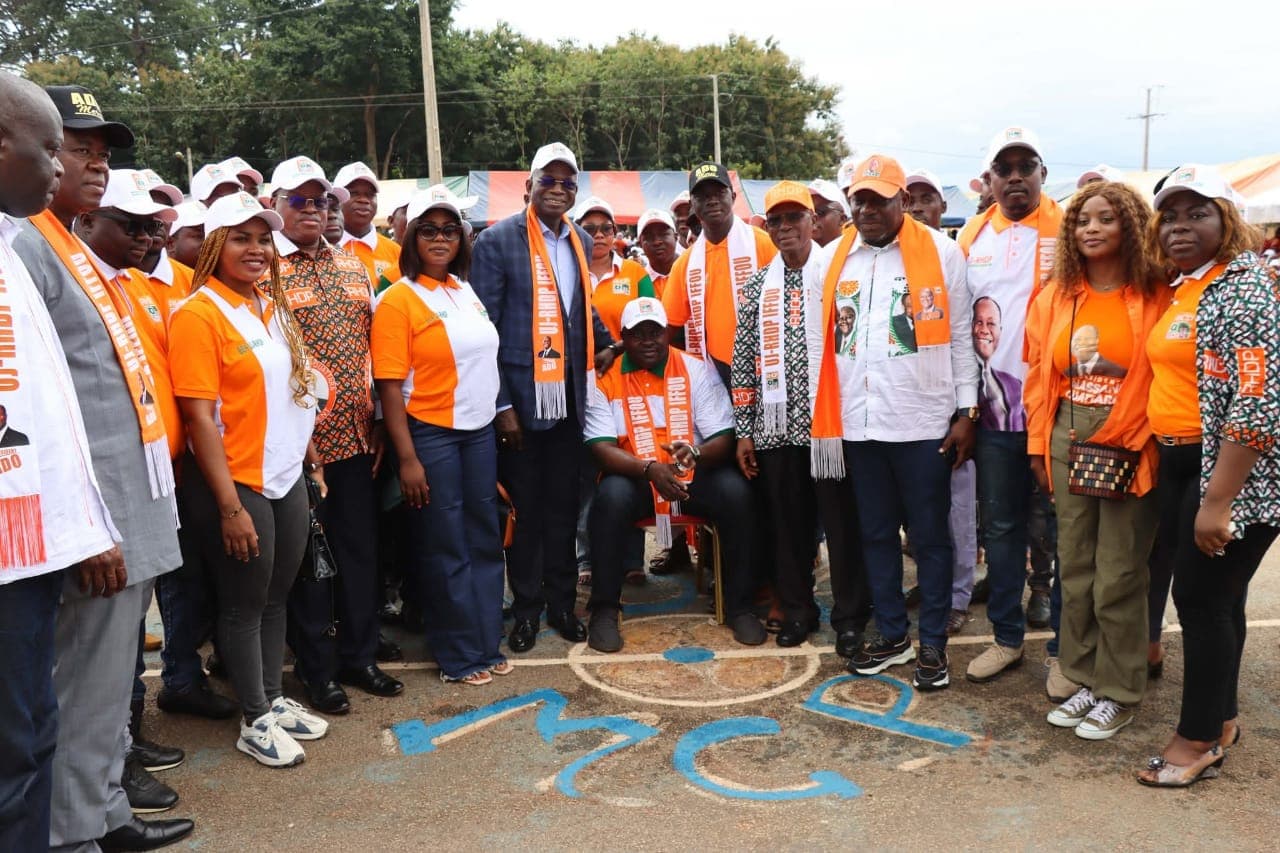 Côte d'Ivoire : Prikro, investiture du nouveau bureau régional des jeunes du RHDP de l'Iffou