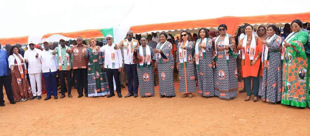 Côte d'Ivoire : Dimbokro, Harlette Badou et les femmes RHDP du N'Zi s'activent pour la victoire du RHDP aux élections présidentielles de 2025