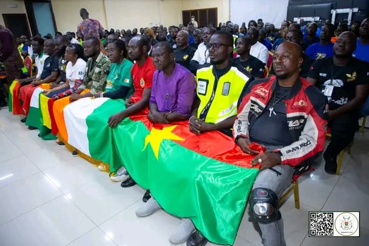Burkina Faso : Des Motards africains réaffirment leur soutien au Capitaine Ibrahim Traoré
