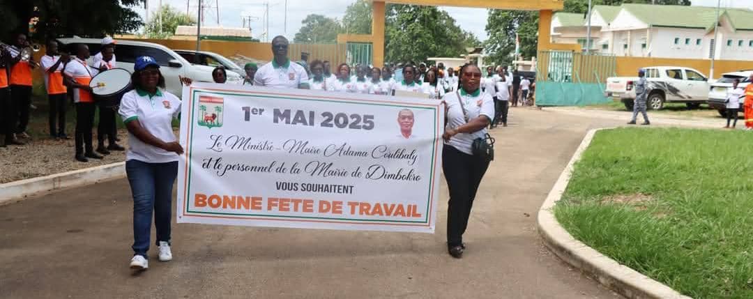 Côte d'Ivoire : Dimbokro, les travailleurs célèbrent la fête du travail dans la ferveur