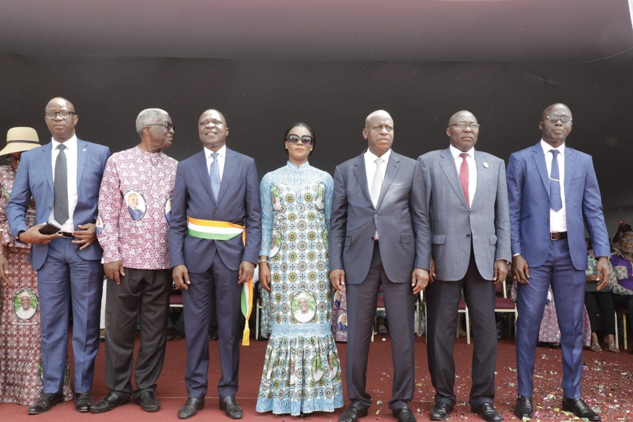 Côte d'Ivoire : Bouaké, en présence du Grand Chancelier Ally Coulibaly, le nouveau maire Amadou Koné et son conseil installés
