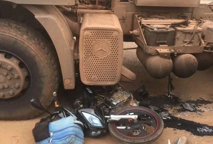 Côte d'Ivoire : Man, un motocycliste percuté par un camion poids lourd, la victime transférée dare-dare au CHR