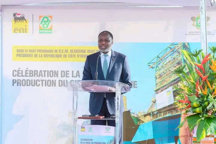 Côte d'Ivoire : « Nous célébrons l’entrée de notre pays dans le cercle envié des pays producteurs de pétrole » affirme le ministre Sangafowa