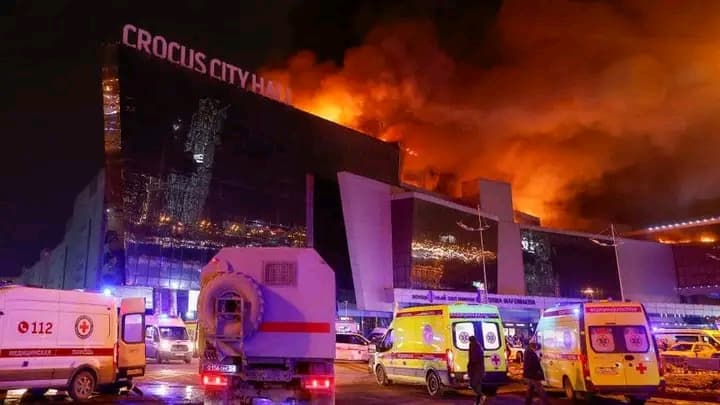 Russie : Au moins 50 personnes tuées dans un attentat terroriste à Moscou