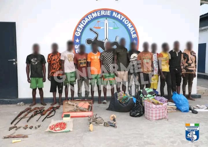 Côte d'Ivoire : Tengrela, 13 personnes mises aux arrêts et un important lot de matériels d'orpaillage illégal saisi