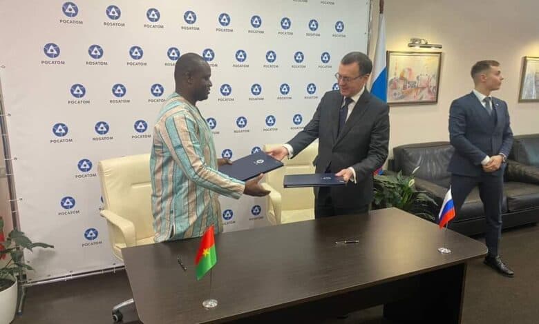 Russie - Burkina Faso : Signature d’un mémorandum pour la construction d’une centrale nucléaire au pays des Hommes intègres