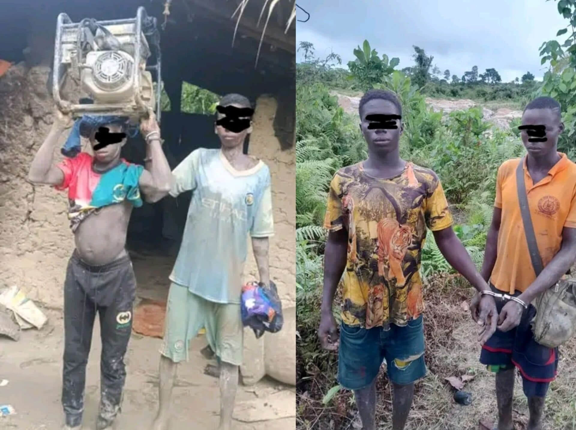 Côte d'Ivoire : Des orpailleurs mis aux arrêts dans l'agroforêt de Rapides Grah