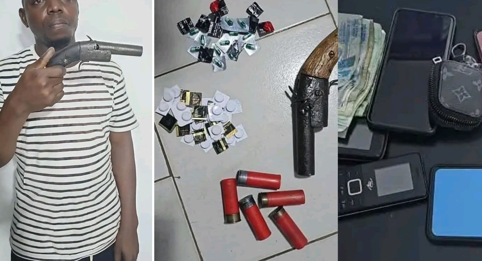 Côte d'Ivoire : Tiassalé, en possession d'une arme à feu, le vendeur de comprimés illicites appréhendé