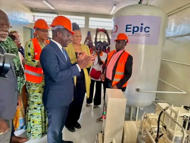 Côte d'Ivoire : San-Pédro, le Système d'Oxygène Liquide inauguré