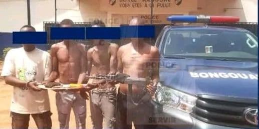 Côte d'Ivoire : Bongouanou, interpellation de 4 individus pour vol et complicité de vol à mains armées
