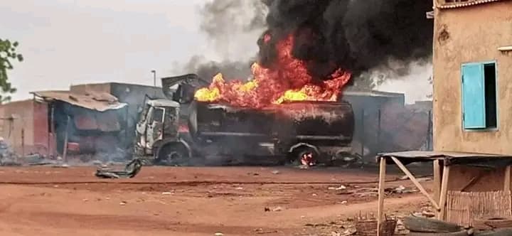 Burkina Faso : Secteur 5 de Koudougou, une station d’essence en flamme