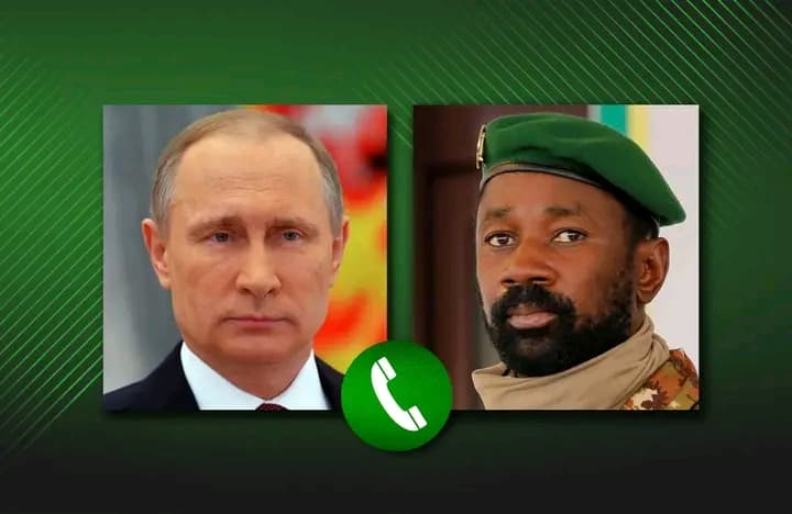 Mali-Russie : Échange téléphonique entre Poutine et Goïta, voici les grandes lignes