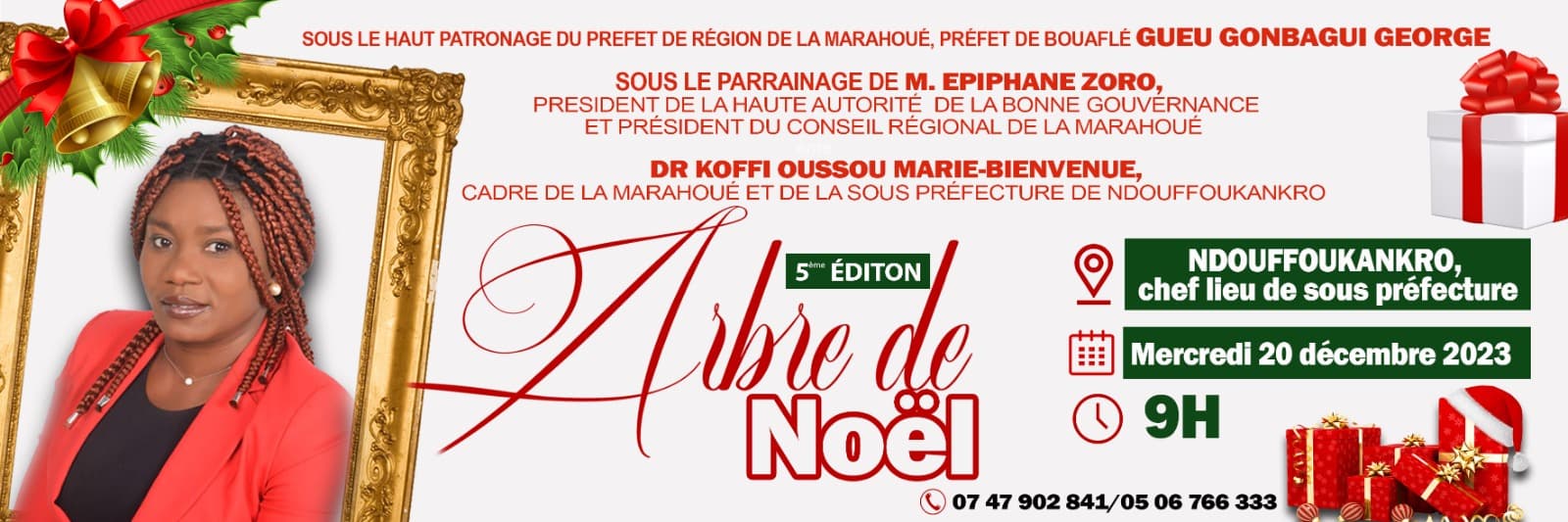 Cote d'Ivoire : Bouaflé, Sous-préfecture de N'douffoukankro, bientôt plus de 750 enfants cadeautés par Dr Koffi Oussou