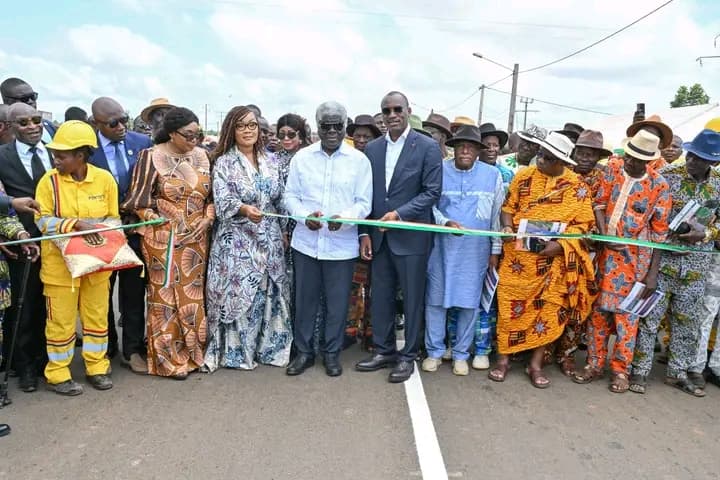 Côte d'Ivoire : Le PM Mambé inaugure le tronçon Daloa–Issia