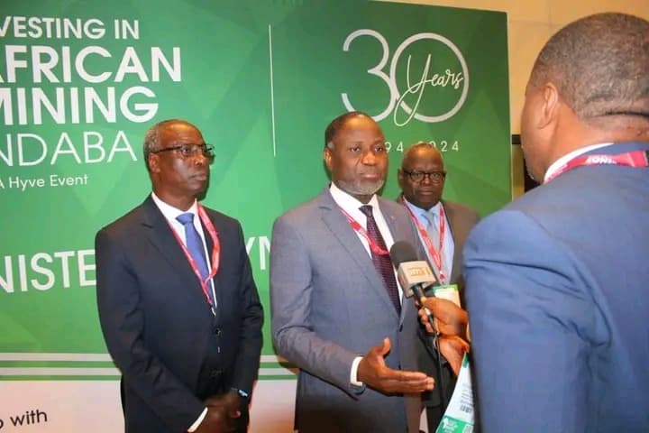 Afrique du Sud : À Cape Town, le ministre Mamadou Sangafowa représente la Côte d'Ivoire au Forum Indaba Mining 2024