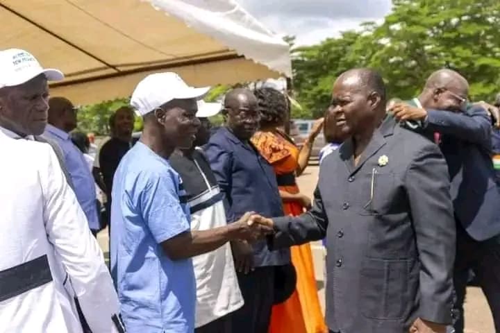 Côte d'Ivoire : Guiglo, le PPA-CI à travers le professeur Hubert Oulaye à la cérémonie de lancement de la RLE