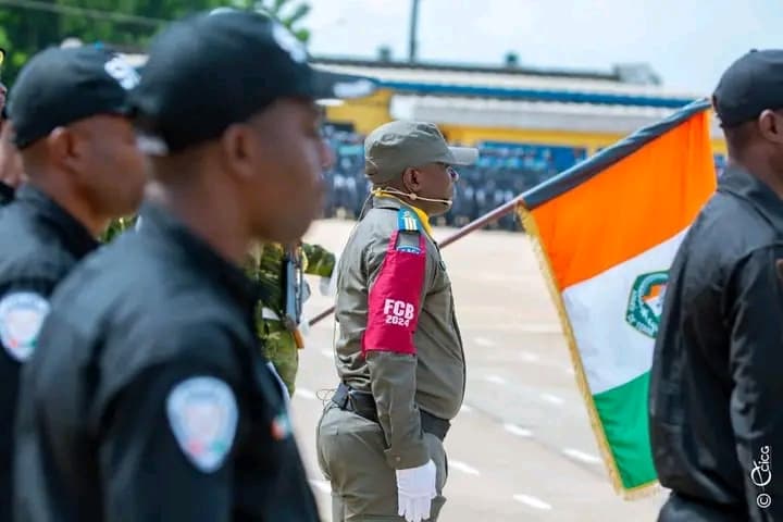 Côte d'Ivoire : 4196 recrues de la Police nationale dont 19 congolais, présentées au drapeau