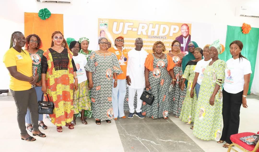 Côte d'Ivoire : Dimbokro, l'UF-RHDP commune commerce se remobilise pour la victoire aux élections présidentielles