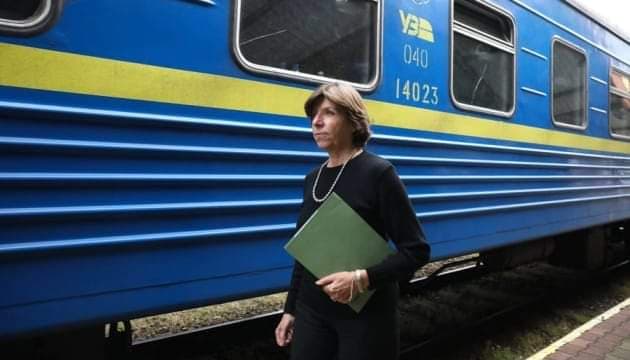 France : La cheffe de la diplomatie française Catherine Colonna en déplacement en Ukraine