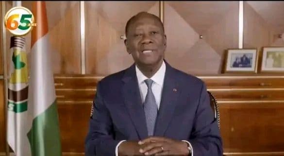 Côte d'Ivoire : An 65, discours à la nation du Président Alassane Ouattara