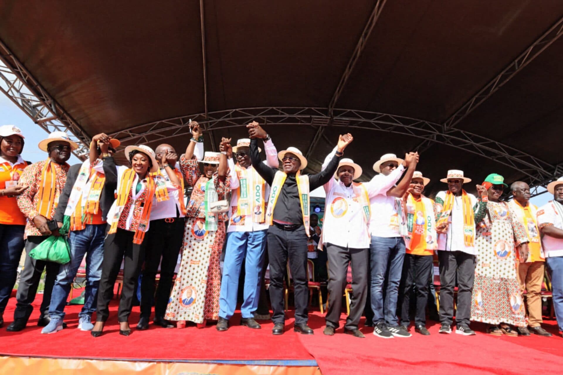 Côte d'Ivoire : La Cité Royale, le SD RHDP Sakassou commune Yves Toto et les jeunes prêts à offrir la victoire « Un Coup KO » au candidat Ouattara