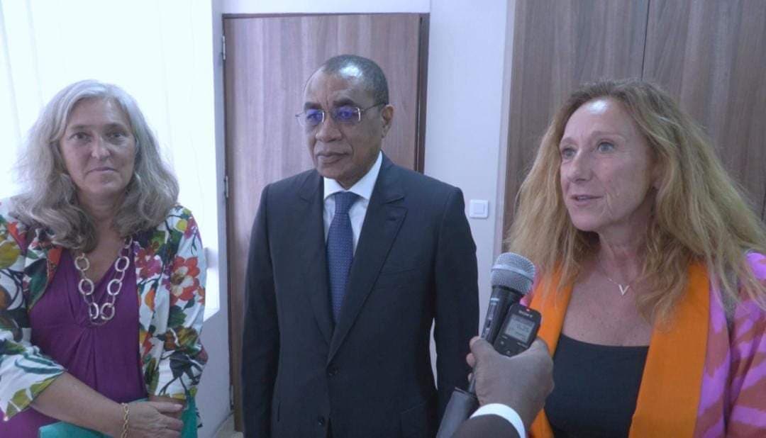 Côte d'Ivoire : Une haute personnalité de la commission européenne reçue en audience par le ministre Adama Coulibaly