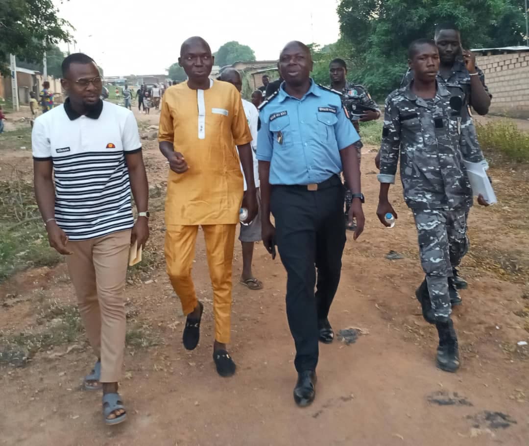 Côte d'Ivoire : Bouaké, police de proximité, CAN 2023, fêtes de fin d'année, le commissaire adjoint Aka Boko sur le terrain