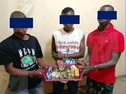 Côte d'Ivoire : Interpellation de 03 individus et saisie de drogue et MQIF à Grand-Lahou