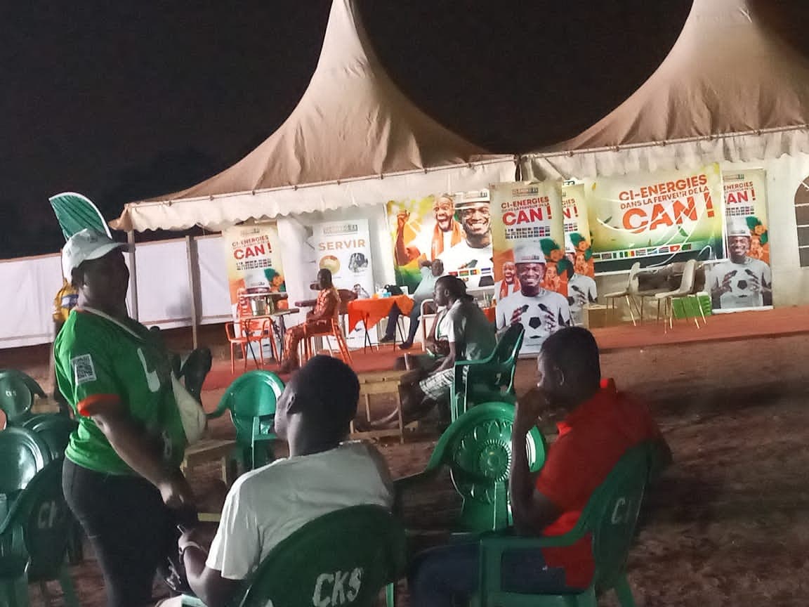 Côte d'Ivoire : Partenaire de la CAN, CI-ENERGIES aux côtés de la population de Broukro, un village CAN ouvert