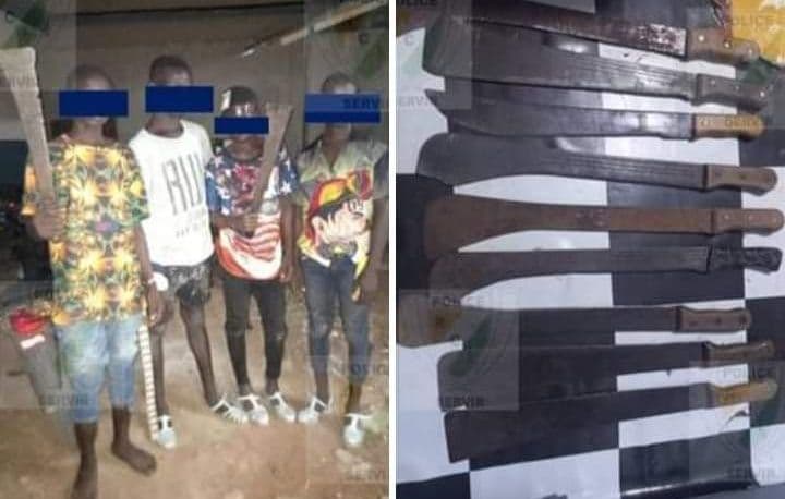 Côte d'Ivoire : Bouaké, agression à larme blanche, 4 microbes interpellés et déférés par la police