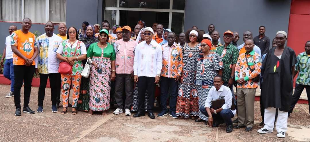 Côte d'Ivoire : Dimbokro, le ministre Adama Coulibaly remobilise les militants du RHDP