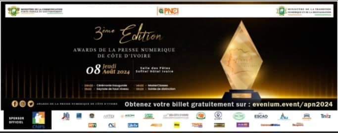 Côte d'Ivoire : La 3e édition des Awards de la presse numérique prévue en août à Abidjan