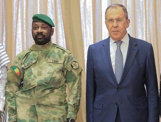 Mali-Russie : Le Président de la Transition a accordé une audience à Sergueï Lavrov