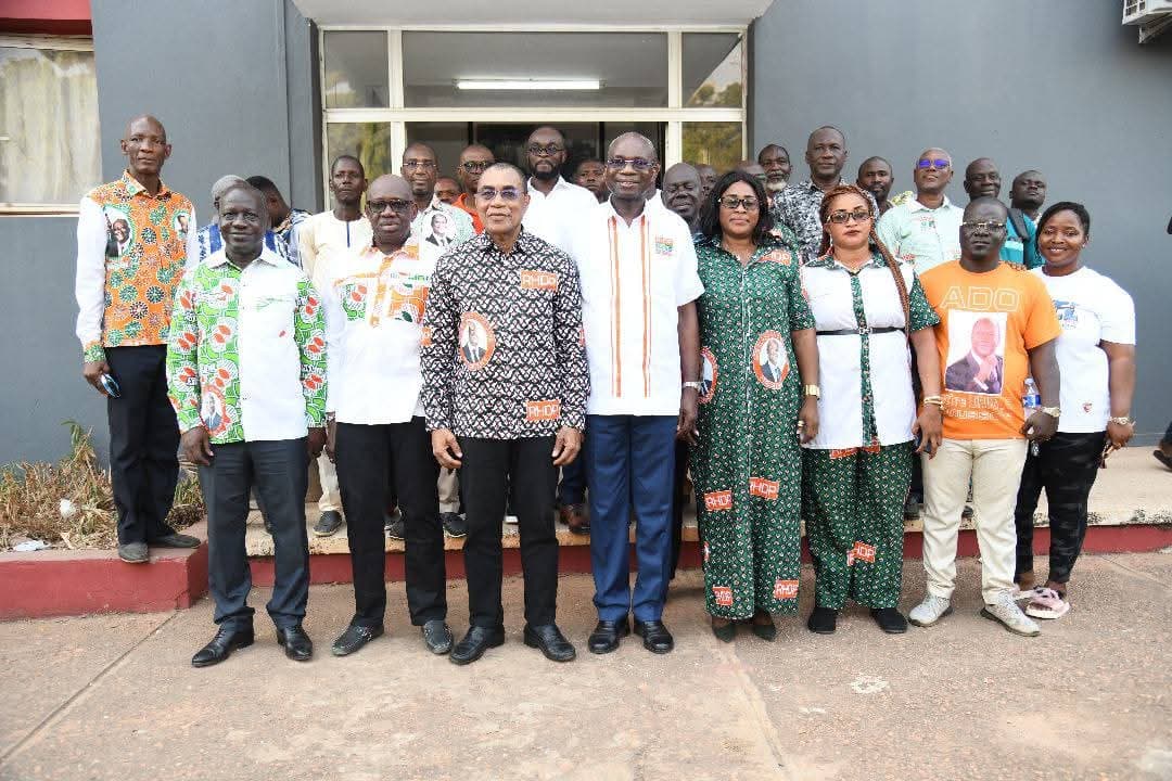 Côte d'Ivoire : Dimbokro, la coordination régionale RHDP du N'Zi met les militants en ordre de bataille pour la victoire du RHDP aux élections présidentielle d'octobre 2025