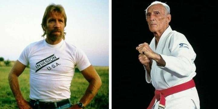 Chuck Norris s'évanouit lors d'un combat contre une légende du jiu-jitsu