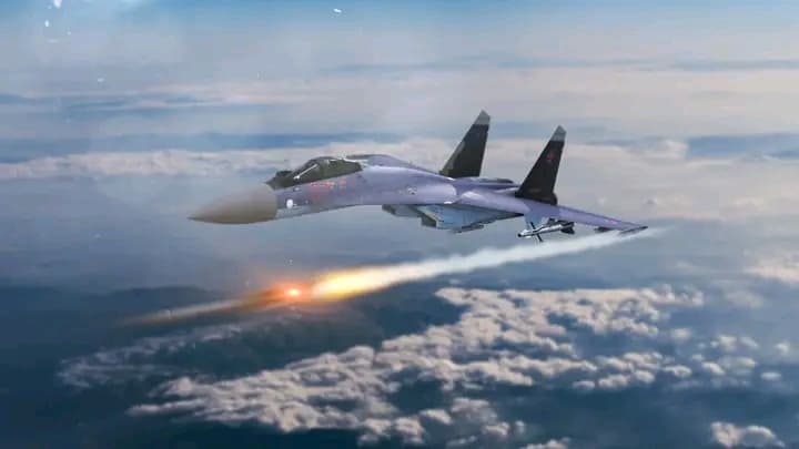 Guerre en Ukraine : Le chasseur russe Su-35S réussi à détruire le système ukrainien de défense aérienne