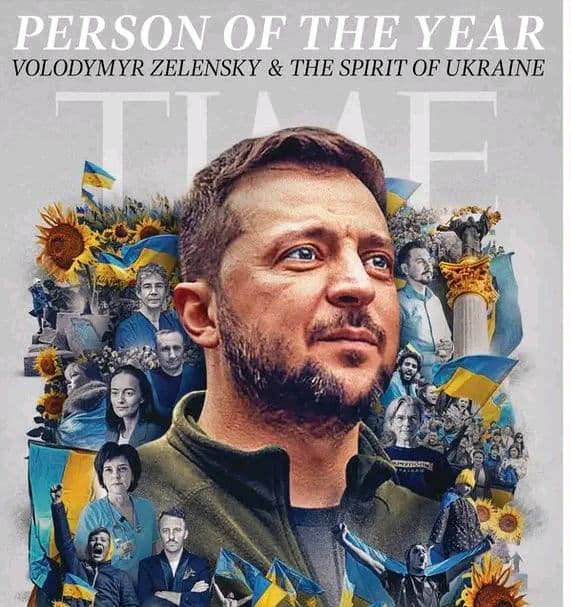 USA : Volodymyr Zelensky désigné personnalité de l’année par « Time Magazine »